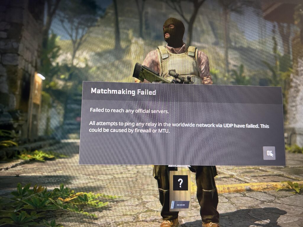Need help unable to play cs2 online.