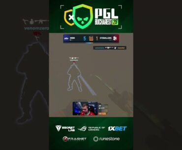 venomzera WINS 1v2 as JW MISSES Everything #pgl #bucharest #cs #cs2