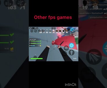 Other fps games vs this one |#roblox #sound