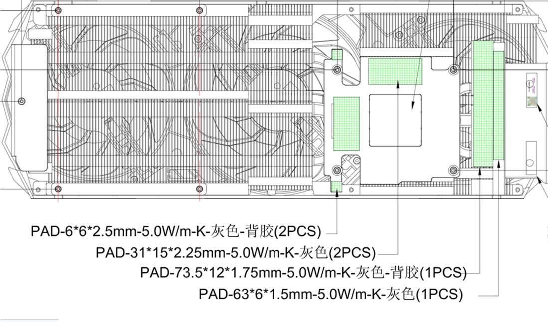 For anyone that needs thermal pads specification on Galax RTX 4070 EX Gamer (from Galax support) For anyone that needs thermal pads specification on Galax RTX 4070 EX Gamer (from Galax support)