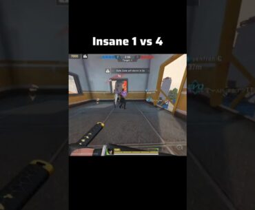 Insane 1v4 Katana Clutch!   #bloodstrike #bloodstrikemobile #bloodstrikeclips