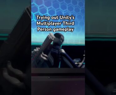 Trying Unity Multiplayer Third Person gameplay FPS #fpsgames #unity3d #makingvideogame #gamedevblog