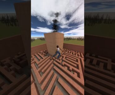 HAMMER ATTACK WITH EXTREMELY SMALL SCP-096 CHASING ME #garrysmod #gmod #scp096 #scp