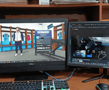 Put a second screen to my old dell AIO computer.
