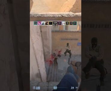 1vs5 #csgo #shorts #games