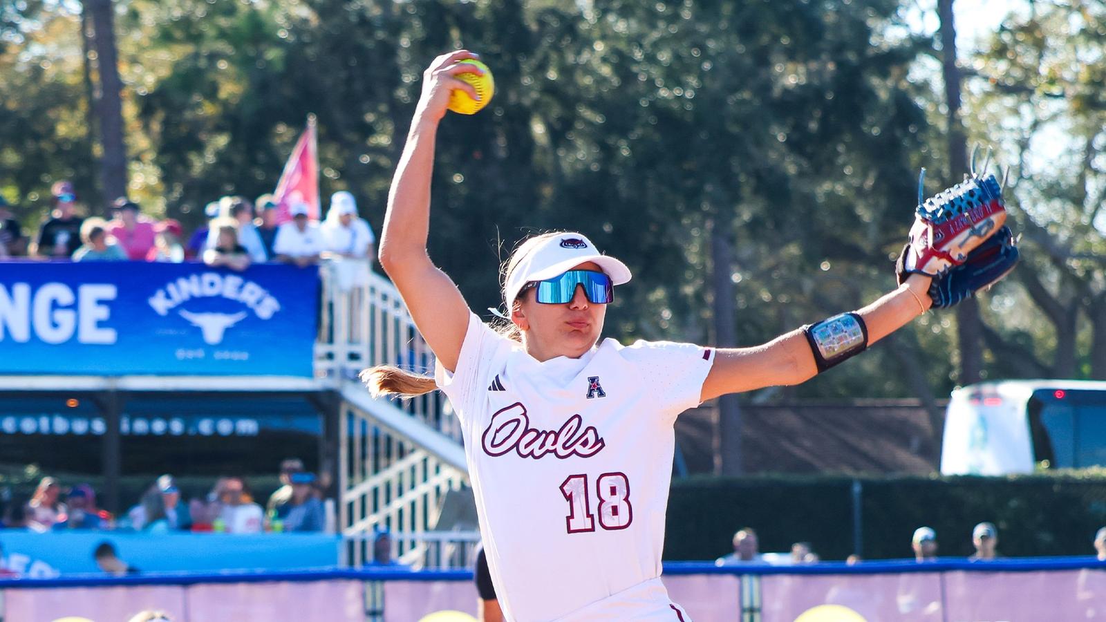 Owls Drop Another One-Run Game at USF University of South Florida Logo