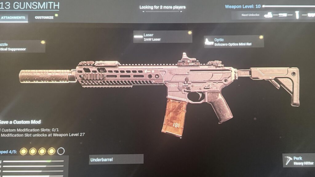 Why is there no mag option(M13)