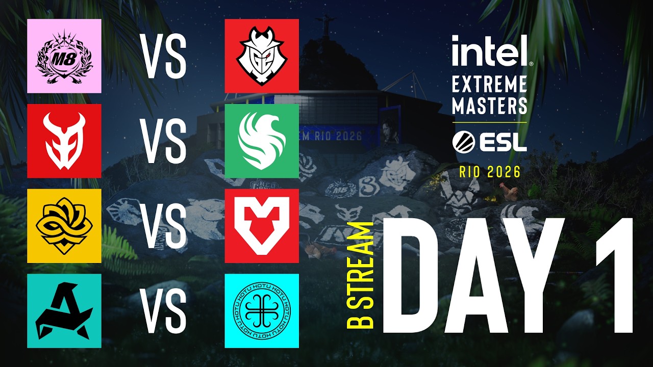 IEM Rio 2026 – Day 1 – Stream B IEM Rio 2026 - Day 1 - Stream B