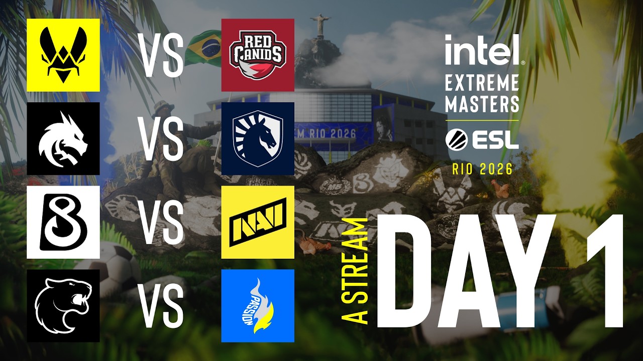 IEM Rio 2026 – Day 1 – Stream A IEM Rio 2026 - Day 1 - Stream A