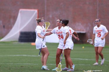 Gators Celebrate a Goal Against SDSU