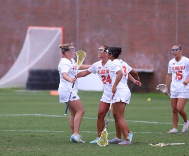 Gators Celebrate a Goal Against SDSU