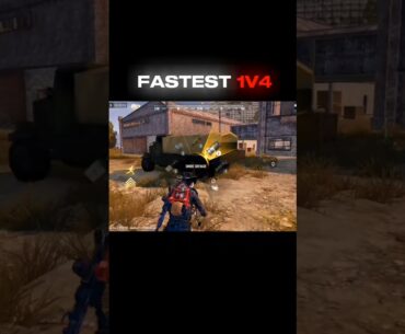 Fastest 1v4| New state mobile