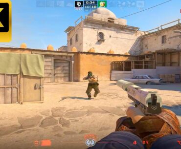 Counter Strike 2 -  Dust 2 - Full Gameplay