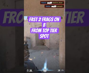 Fast 2 frags on B | P90 | Dust2 | CS2 | #cs2 #cs2clips #2k #fast #cs2moments #dust2 #fps #gaming