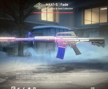 M4a1-s new fade leak