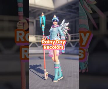 Rainy Day recolors, Cloudy Day! #overwatch #mei #gaming #fpsgames #fyp #mercy #kiriko