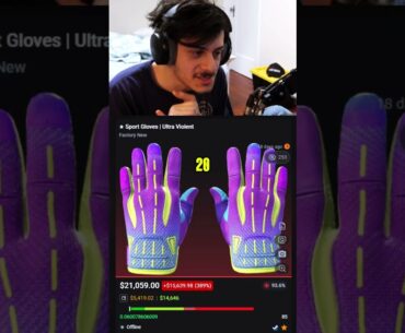 LOWEST FLOAT SPORT GLOVES SOLD FOR $21,059 #counterstrike #counterstrike2 #cs2 #arrowcs #ohnepixel