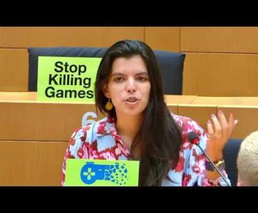 A European Parliament speech defending Stop Killing Games was basically nonstop game references