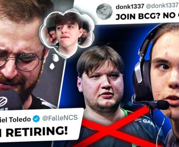 FALLEN'S HEARTBREAKING RETIREMENT SPEECH! DONK SAYS NO TO S1MPLE! CS NEWS, IEM RIO