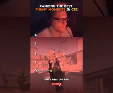 Top 5 best funny Moments in CS2 😂 #cs2 #gaming #funnyclips #cs2memes #csgo