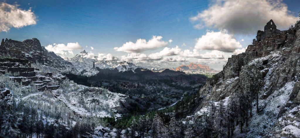 [OC] Crimson Desert Photo Mode | Everfrost at Sunset | 4K HDR [10159x4685]