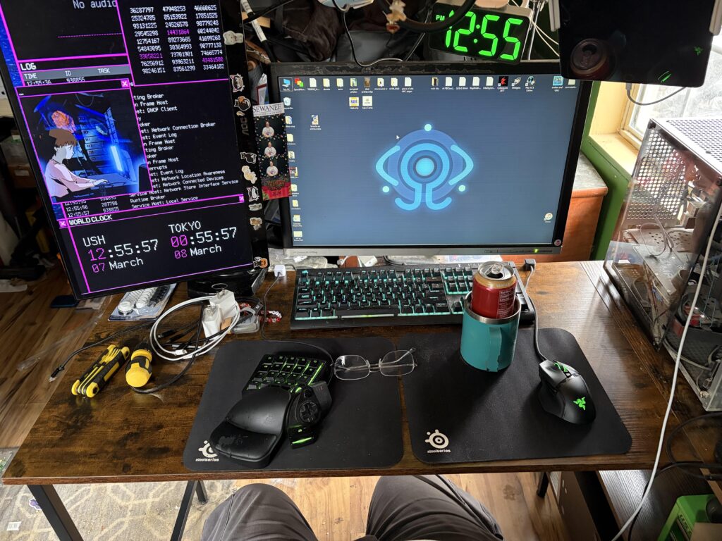 My current setup (cheap)