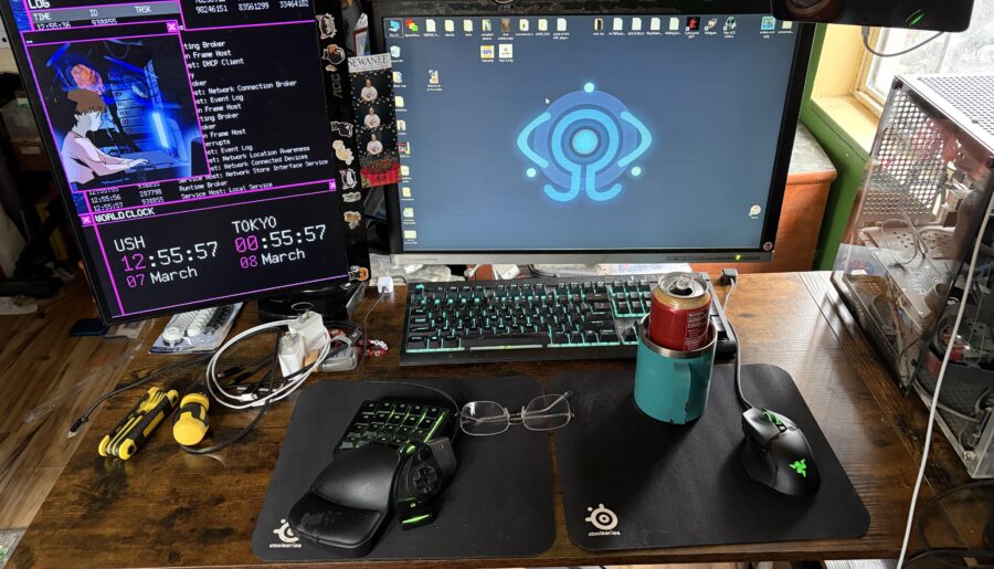 My current setup (cheap)