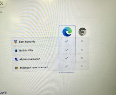 Is this supposed to make me want to use Edge? Cause it has the opposite effect…