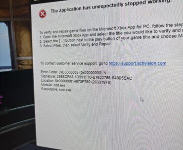 [BO] Is there a working fix for this error?