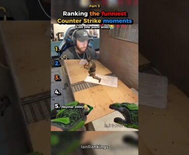 Ranking the funniest Counter Strike moments😭😂(Part 5)