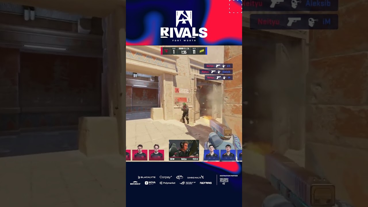 PISTOL ROUND MADNESS — Neityu HITS THREE HEADS #blast #Rivals #cs #cs2 PISTOL ROUND MADNESS — Neityu HITS THREE HEADS #blast #Rivals #cs #cs2