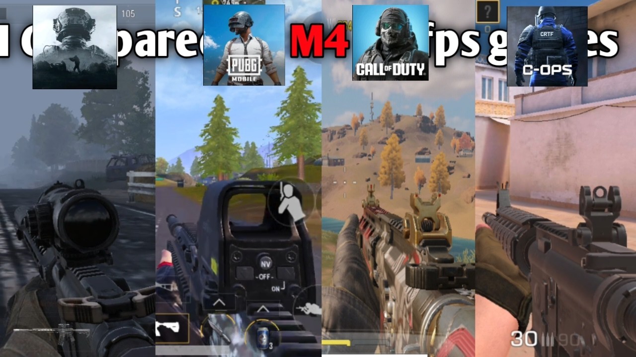 I Compared the M4 gun in top 10 best Fps games I Compared the M4 gun in top 10 best Fps games