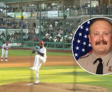 Sold-out Visalia Rawhide game honors fallen Tulare County Sheriff's Deputy