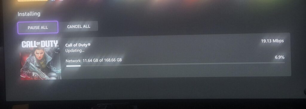 Been up since 5am, figured I could quickly check out Season 3.... It gave me a 250GB update... tried just starting game anyway, received a 170GB update, its intermittently freezing at 20mb - See you guys on Saturday for the S3 Start.