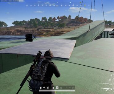 Set up a little trap for people jumping over the unfinished bridge