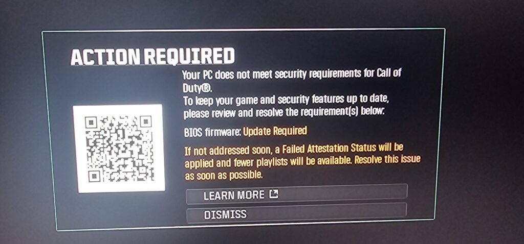warzone showing this error even with secure boot/tmp enabled