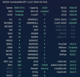 Did I win the C-die lottery? 3600MT/s CL18-19-19-38 @ 1.26V (32GB Dual Rank)
