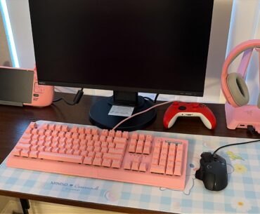 pink steam deck station !!