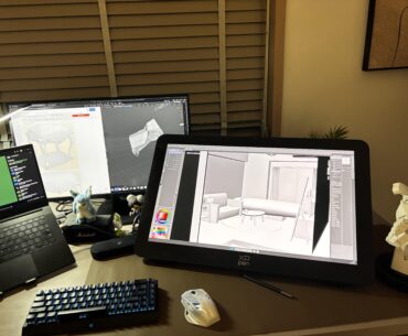 My current work and chill setup