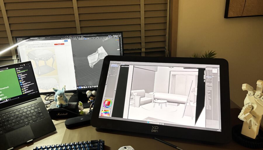 My current work and chill setup