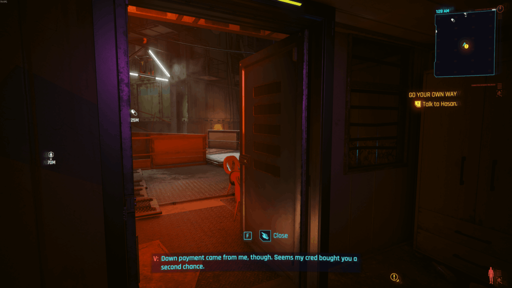 Is this the only swinging door in the game?