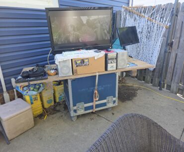 Watched The Fotress on my mobile battle station.