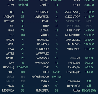 Optimizing Samsung B-die DDR5 6000mhz