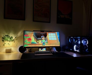 Added Strimer Cables and Monitor Light what we thinking so far? should i add a vertical monitor on the side?