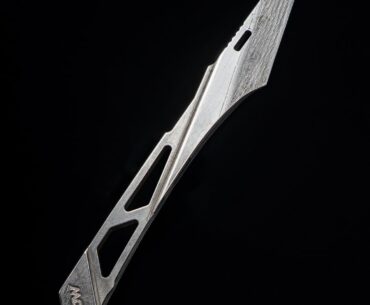 Cyberpunk Kiridashi I just made from hardened tool steel