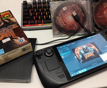 Installing Doom 3 Physical copy on Steam Deck using a DVD Drive