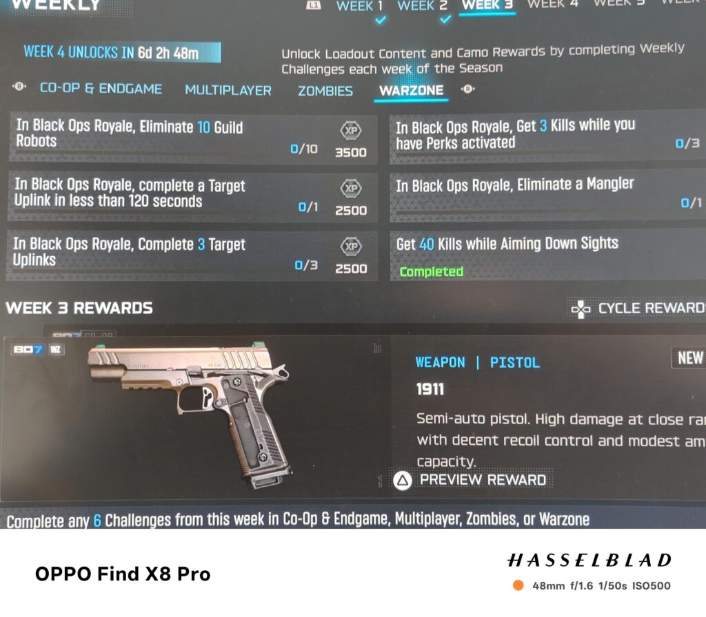 Weekly challenges changed?