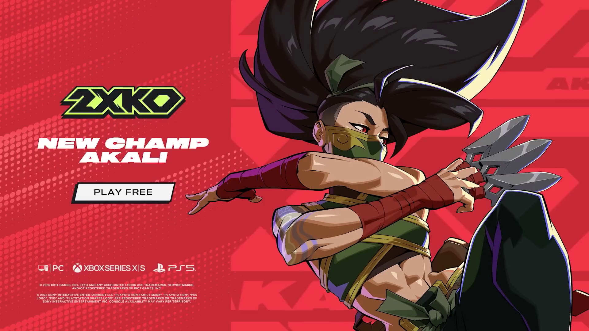 Akali joins the 2XKO roster next week Akali joins the 2XKO roster next week