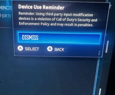 Anti cheat warning g7 8k