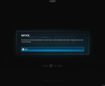 Warzone keeps saying “No network connection” even with good internet